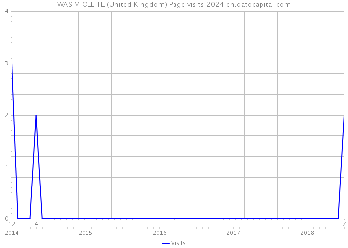 WASIM OLLITE (United Kingdom) Page visits 2024 