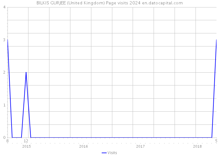 BILKIS GURJEE (United Kingdom) Page visits 2024 
