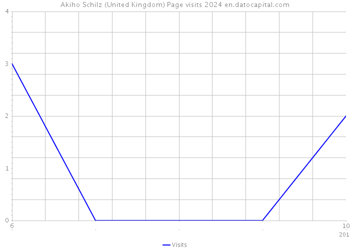 Akiho Schilz (United Kingdom) Page visits 2024 