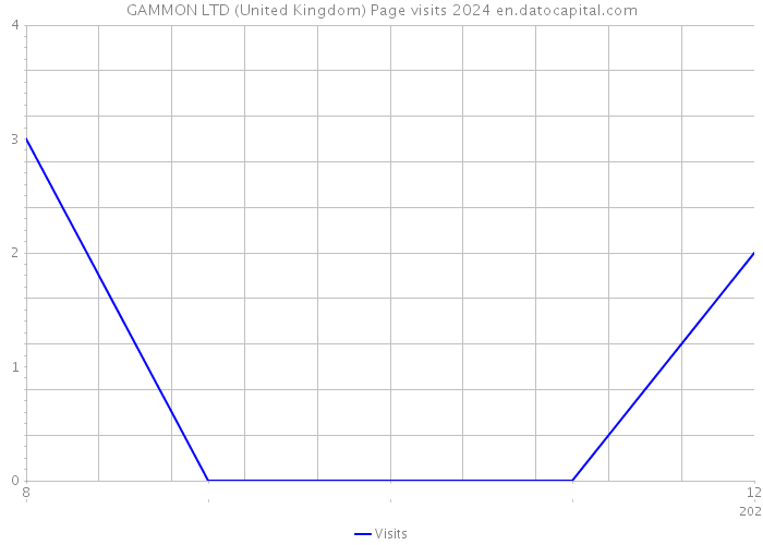 GAMMON LTD (United Kingdom) Page visits 2024 