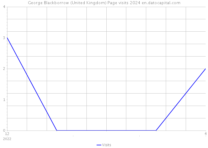 George Blackborrow (United Kingdom) Page visits 2024 