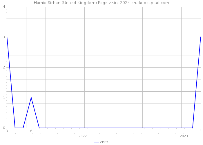 Hamid Sirhan (United Kingdom) Page visits 2024 
