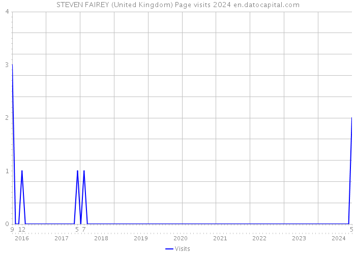 STEVEN FAIREY (United Kingdom) Page visits 2024 
