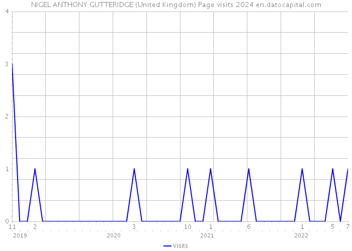 NIGEL ANTHONY GUTTERIDGE (United Kingdom) Page visits 2024 