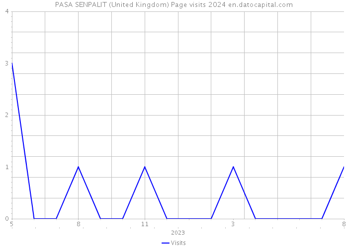 PASA SENPALIT (United Kingdom) Page visits 2024 