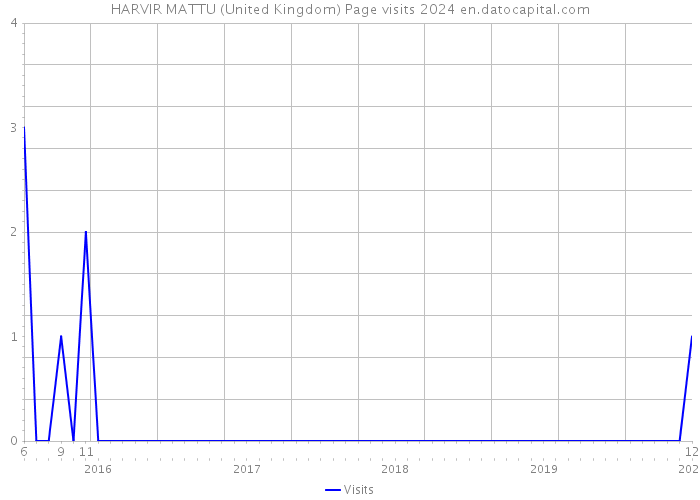 HARVIR MATTU (United Kingdom) Page visits 2024 