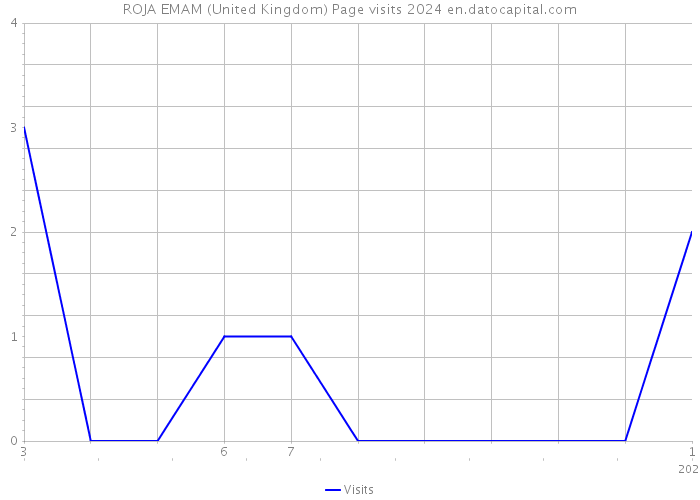 ROJA EMAM (United Kingdom) Page visits 2024 