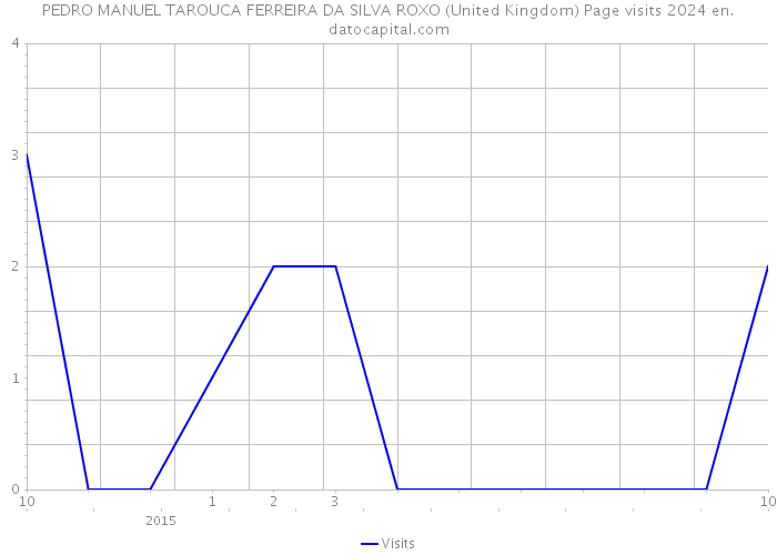 PEDRO MANUEL TAROUCA FERREIRA DA SILVA ROXO (United Kingdom) Page visits 2024 