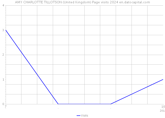AMY CHARLOTTE TILLOTSON (United Kingdom) Page visits 2024 