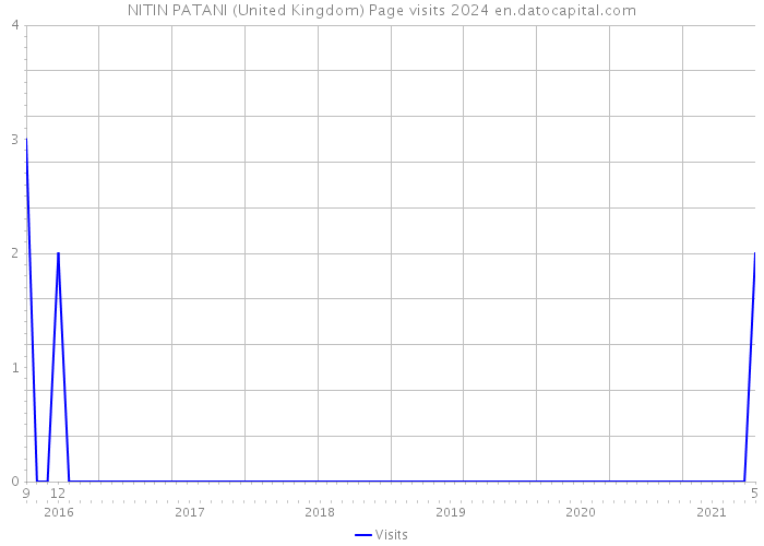 NITIN PATANI (United Kingdom) Page visits 2024 
