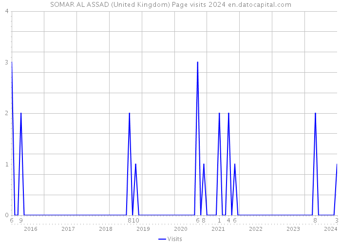 SOMAR AL ASSAD (United Kingdom) Page visits 2024 