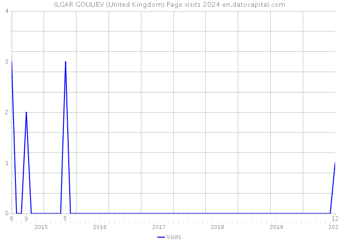 ILGAR GOULIEV (United Kingdom) Page visits 2024 