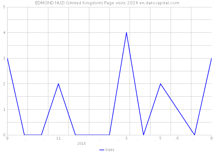 EDMOND NUZI (United Kingdom) Page visits 2024 
