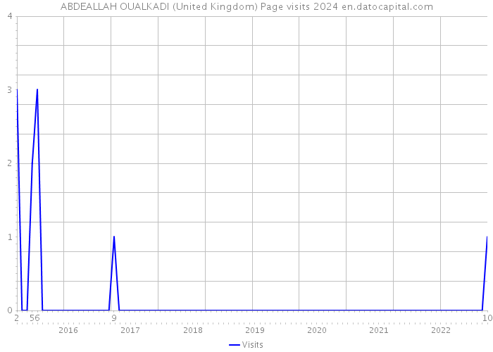 ABDEALLAH OUALKADI (United Kingdom) Page visits 2024 
