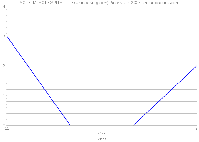AGILE IMPACT CAPITAL LTD (United Kingdom) Page visits 2024 