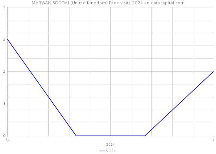 MARWAN BOODAI (United Kingdom) Page visits 2024 
