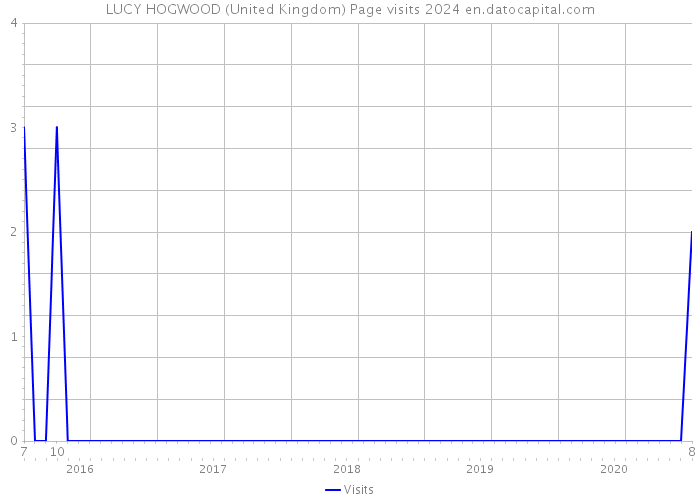 LUCY HOGWOOD (United Kingdom) Page visits 2024 