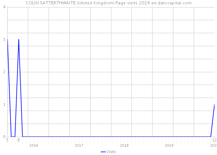 COLIN SATTERTHWAITE (United Kingdom) Page visits 2024 