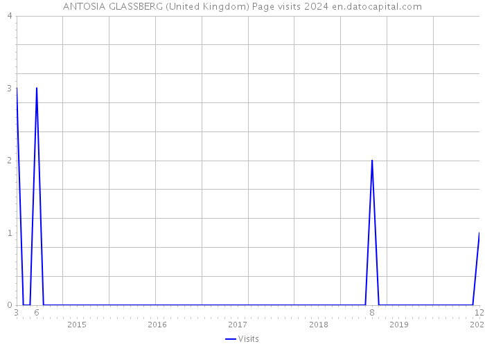 ANTOSIA GLASSBERG (United Kingdom) Page visits 2024 