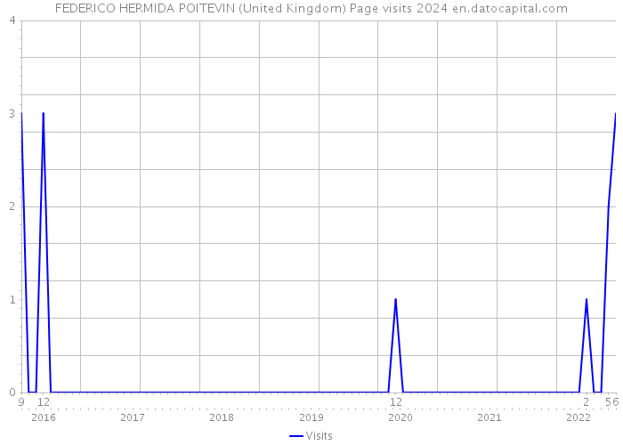 FEDERICO HERMIDA POITEVIN (United Kingdom) Page visits 2024 