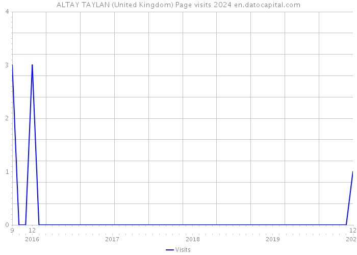 ALTAY TAYLAN (United Kingdom) Page visits 2024 
