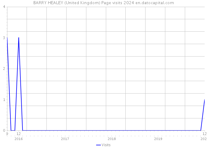 BARRY HEALEY (United Kingdom) Page visits 2024 