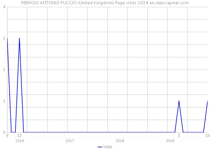 REMIGIO ANTONIO FUCCIO (United Kingdom) Page visits 2024 