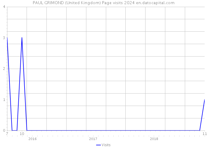 PAUL GRIMOND (United Kingdom) Page visits 2024 