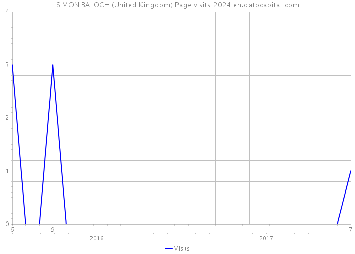 SIMON BALOCH (United Kingdom) Page visits 2024 
