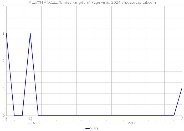 MELVYN ANGELL (United Kingdom) Page visits 2024 