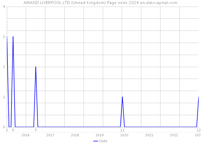 AMANZI LIVERPOOL LTD (United Kingdom) Page visits 2024 