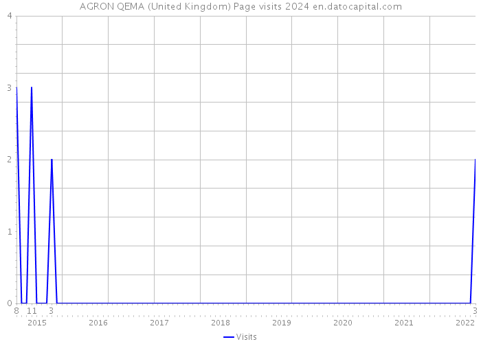 AGRON QEMA (United Kingdom) Page visits 2024 