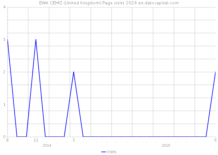 EWA CEHIZ (United Kingdom) Page visits 2024 