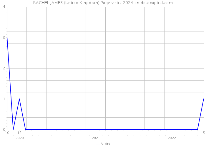 RACHEL JAMES (United Kingdom) Page visits 2024 