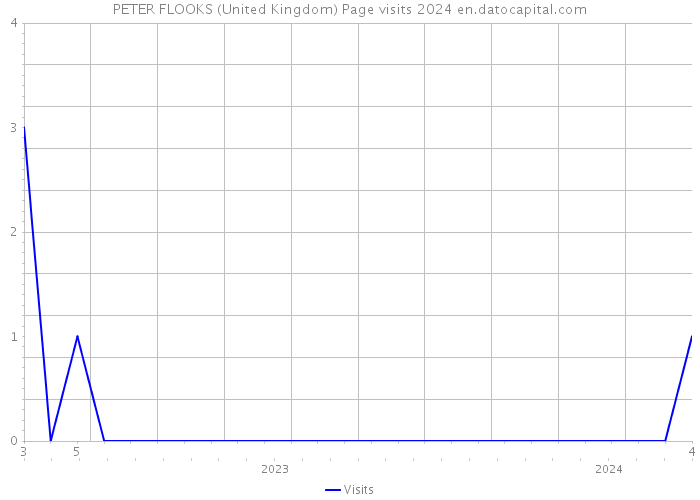 PETER FLOOKS (United Kingdom) Page visits 2024 