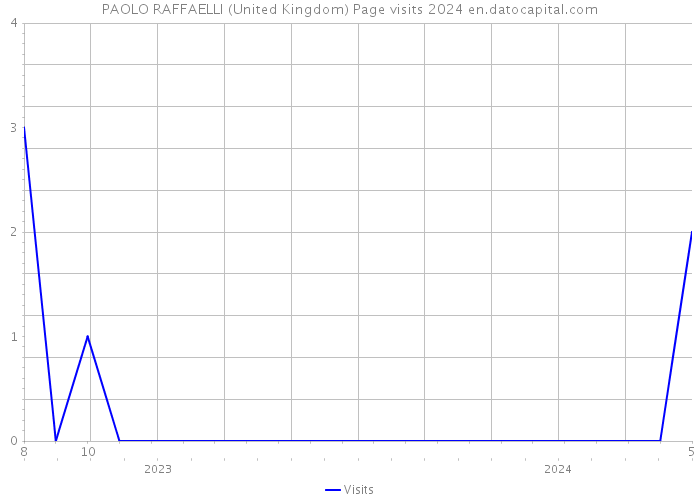 PAOLO RAFFAELLI (United Kingdom) Page visits 2024 