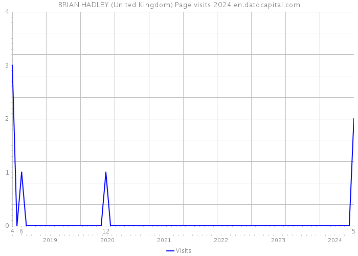 BRIAN HADLEY (United Kingdom) Page visits 2024 