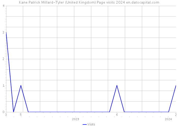 Kane Patrick Millard-Tyler (United Kingdom) Page visits 2024 