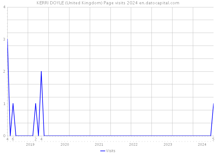 KERRI DOYLE (United Kingdom) Page visits 2024 