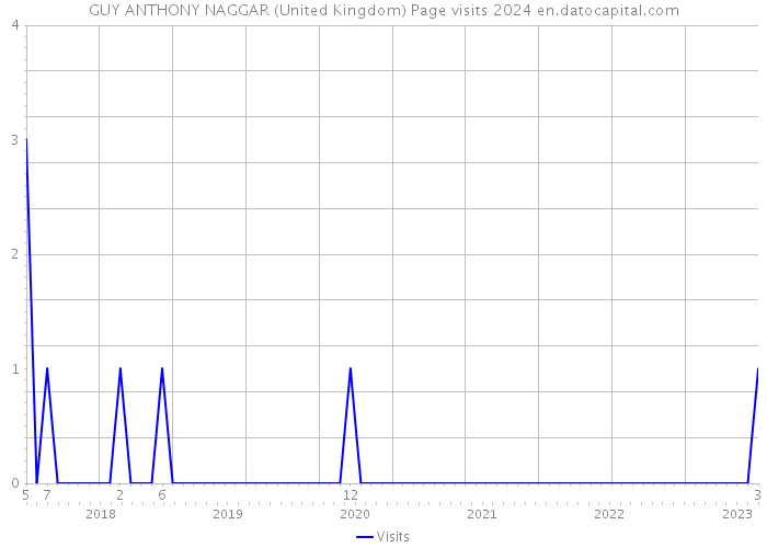GUY ANTHONY NAGGAR (United Kingdom) Page visits 2024 
