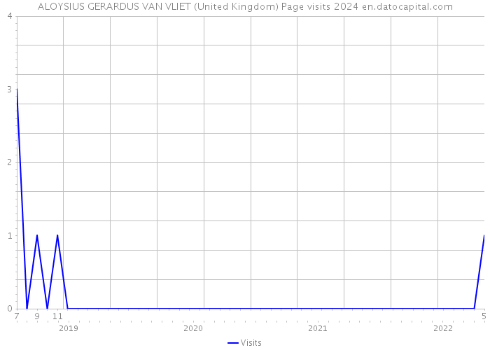 ALOYSIUS GERARDUS VAN VLIET (United Kingdom) Page visits 2024 