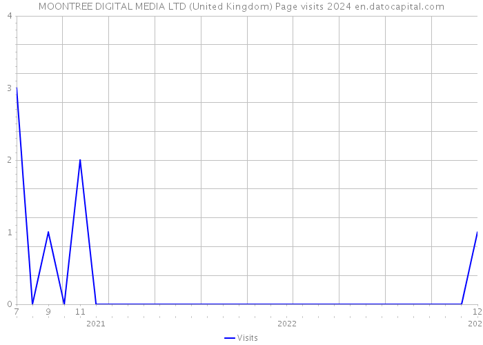 MOONTREE DIGITAL MEDIA LTD (United Kingdom) Page visits 2024 