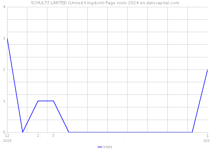SCHULTZ LIMITED (United Kingdom) Page visits 2024 