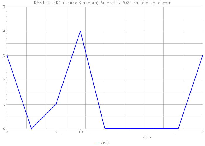 KAMIL NURKO (United Kingdom) Page visits 2024 