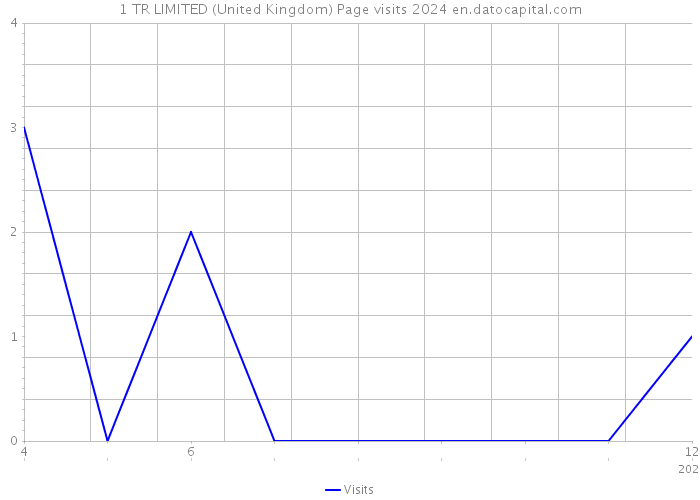 1 TR LIMITED (United Kingdom) Page visits 2024 