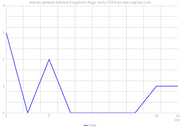 Adrian Jamwal (United Kingdom) Page visits 2024 