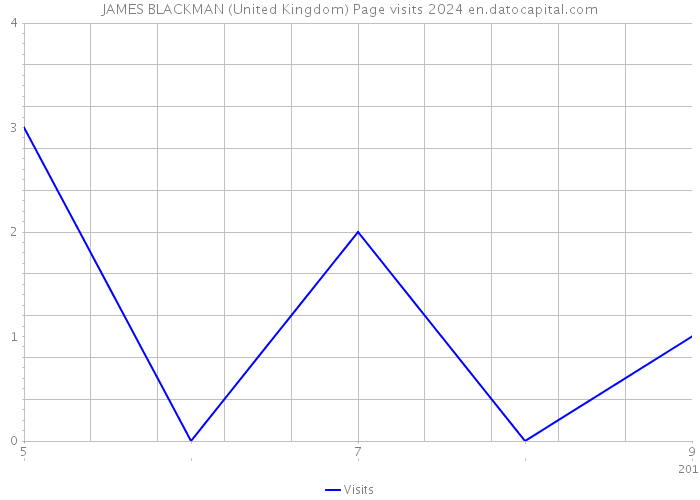 JAMES BLACKMAN (United Kingdom) Page visits 2024 