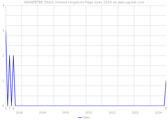 HANSPETER ZINGG (United Kingdom) Page visits 2024 