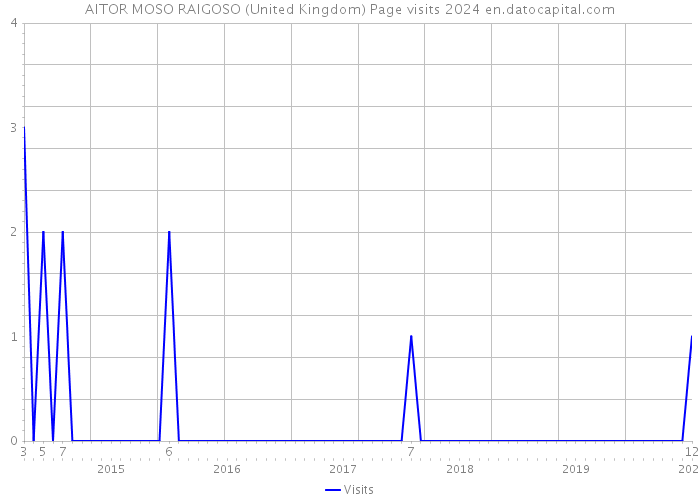 AITOR MOSO RAIGOSO (United Kingdom) Page visits 2024 
