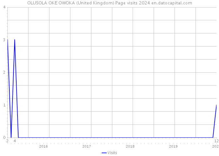 OLUSOLA OKE OWOKA (United Kingdom) Page visits 2024 